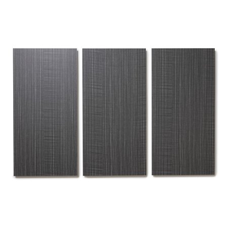 LUCIDA SURFACES LUCIDA SURFACES, FabCore Iron Weave 12 in. x 24 in. 3mm 28MIL Glue Down Luxury Vinyl Tiles (36 sq.ft), 18PK FC-3606